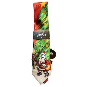 Jerry Garcia Holiday Tie Merry Christmas Collection Sixty Santa with Guitar New
